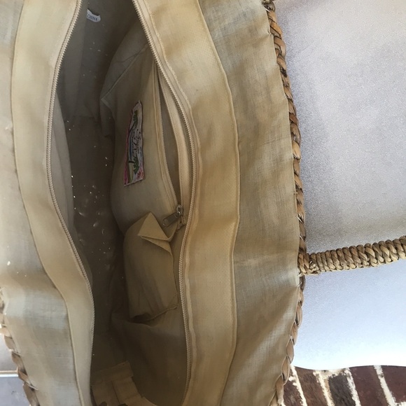 Moroccan shoulder natural beach bag tote NWT - Picture 8 of 11
